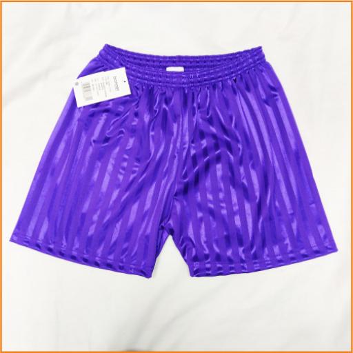 Purple PE shorts