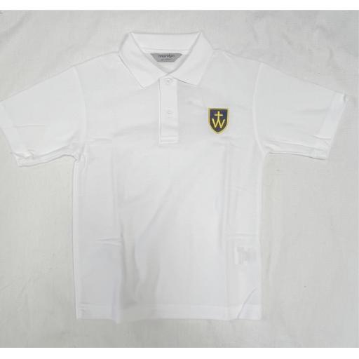 The Weald School White Polo Shirt